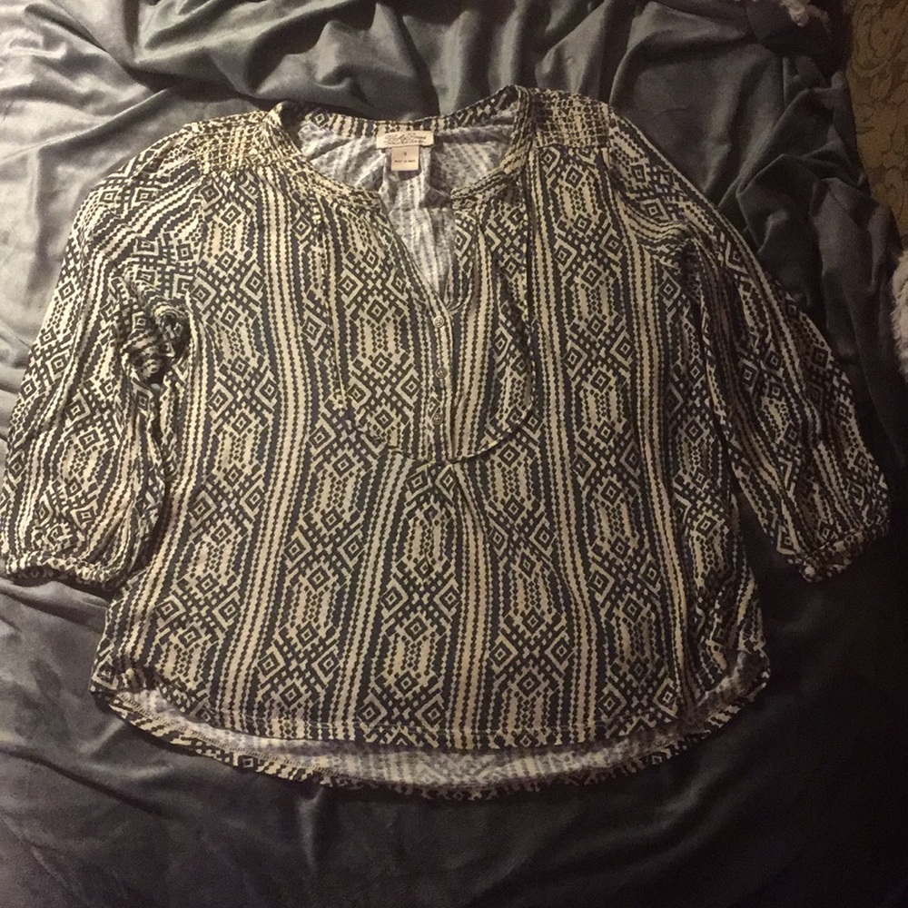 Lucky Brand pattern shirt